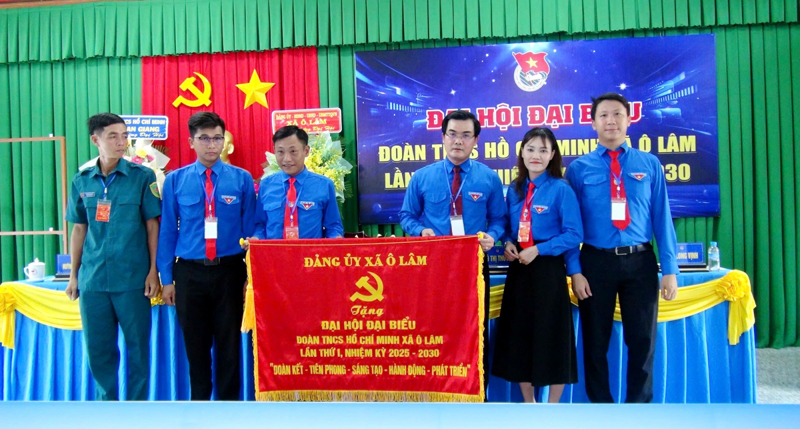 Đoàn Thanh niên Cộng sản Hồ Chí Minh xã Ô Lâm tổ chức Đại hội đại biểu lần thứ I