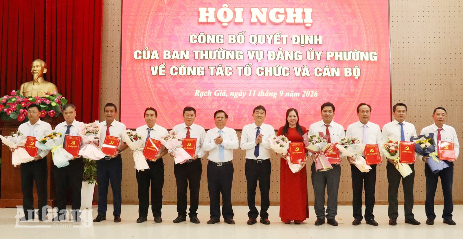 Đảng ủy phường Rạch Giá thành lập mới 10 chi bộ
