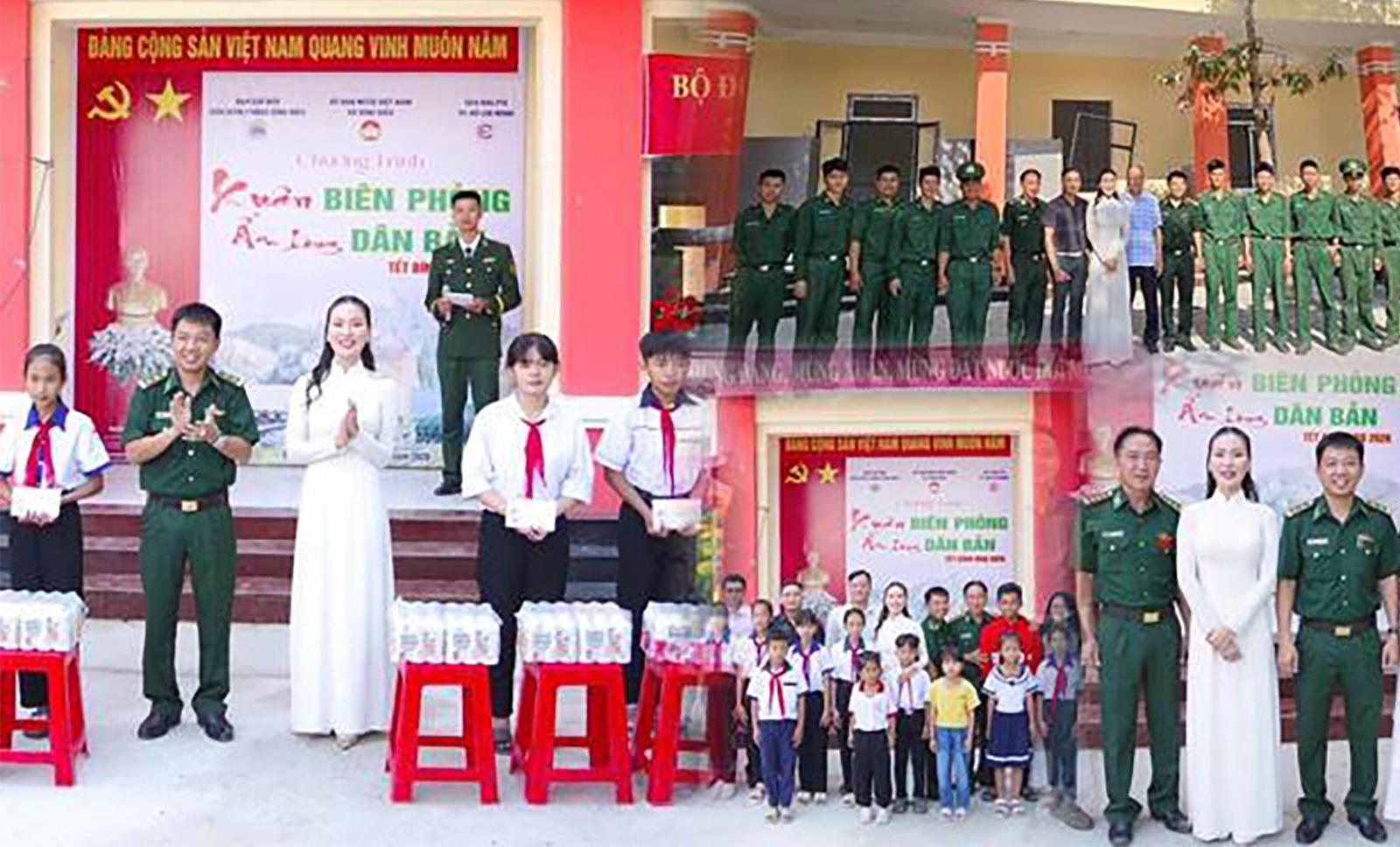 Hoa hậu Nhân ái Nguyễn Ngọc Hiếu đồng hành cùng Chương trình “Xuân Biên phòng ấm lòng dân bản” năm 2026 tại xã Vĩnh Điều