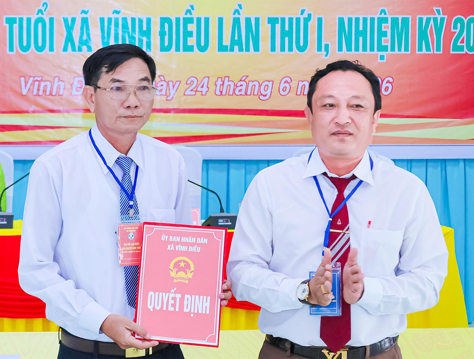 Đại hội Hội Người cao tuổi hai xã Giang Thành và Vĩnh Điều
