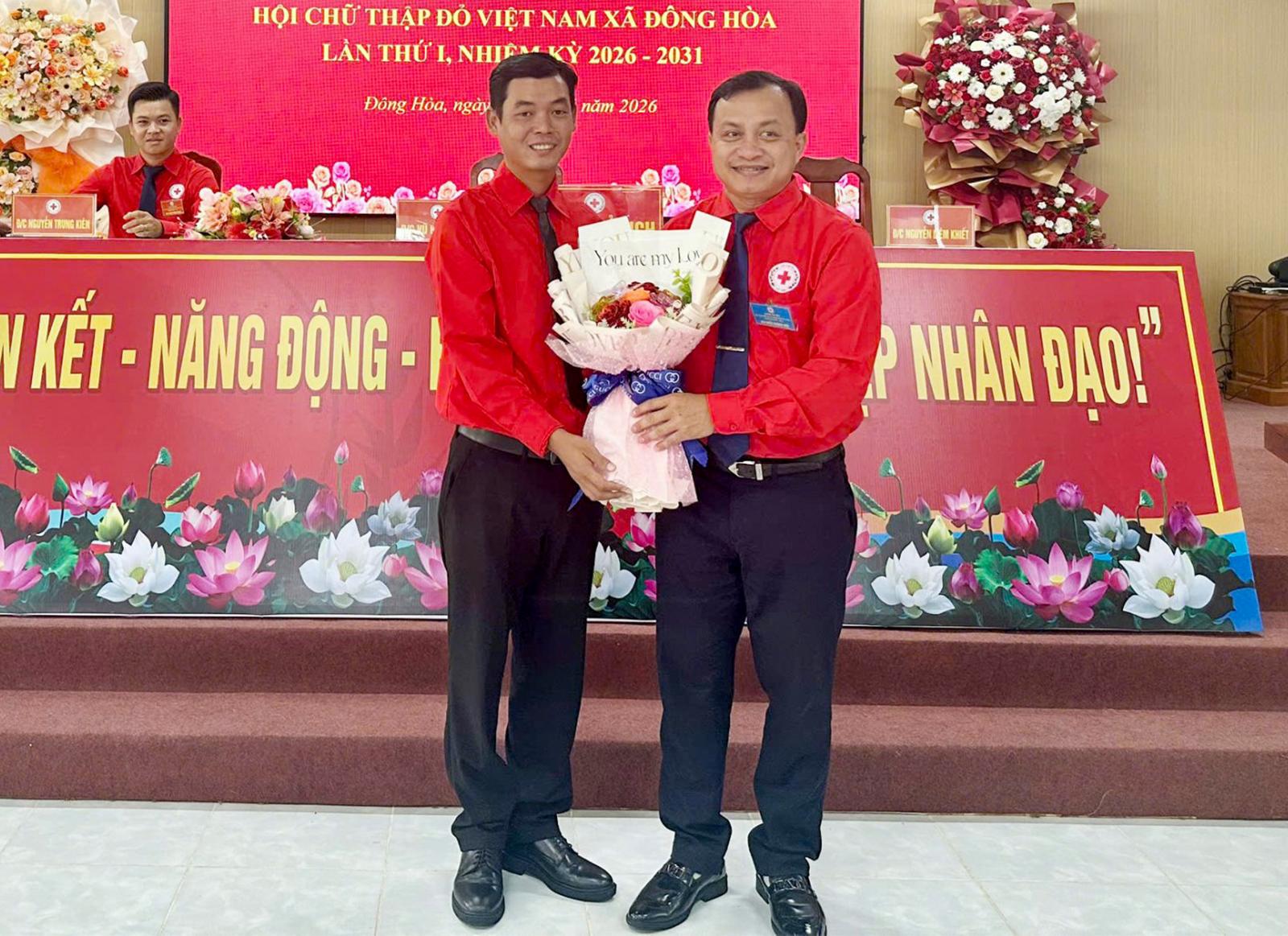 Đại hội đại biểu Hội Chữ thập đỏ xã Đông Hòa nhiệm kỳ 2026 - 2031