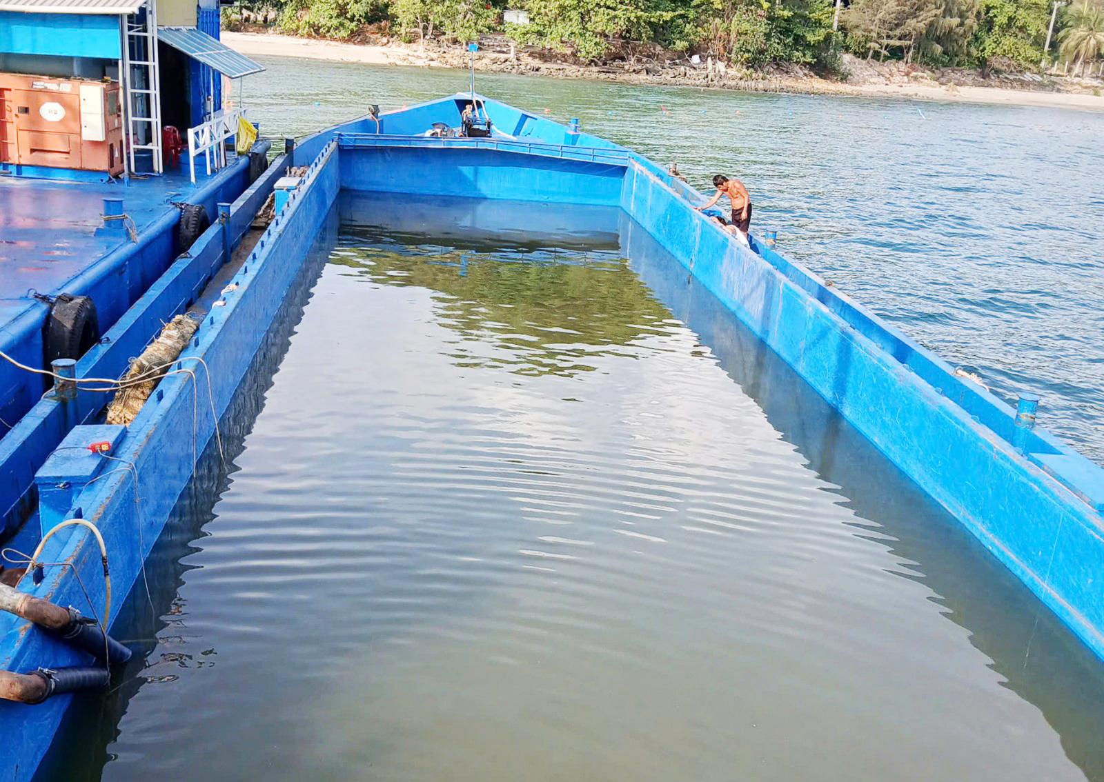 23.000m³ nước ngọt đã được vận chuyển ra xã đảo Tiên Hải