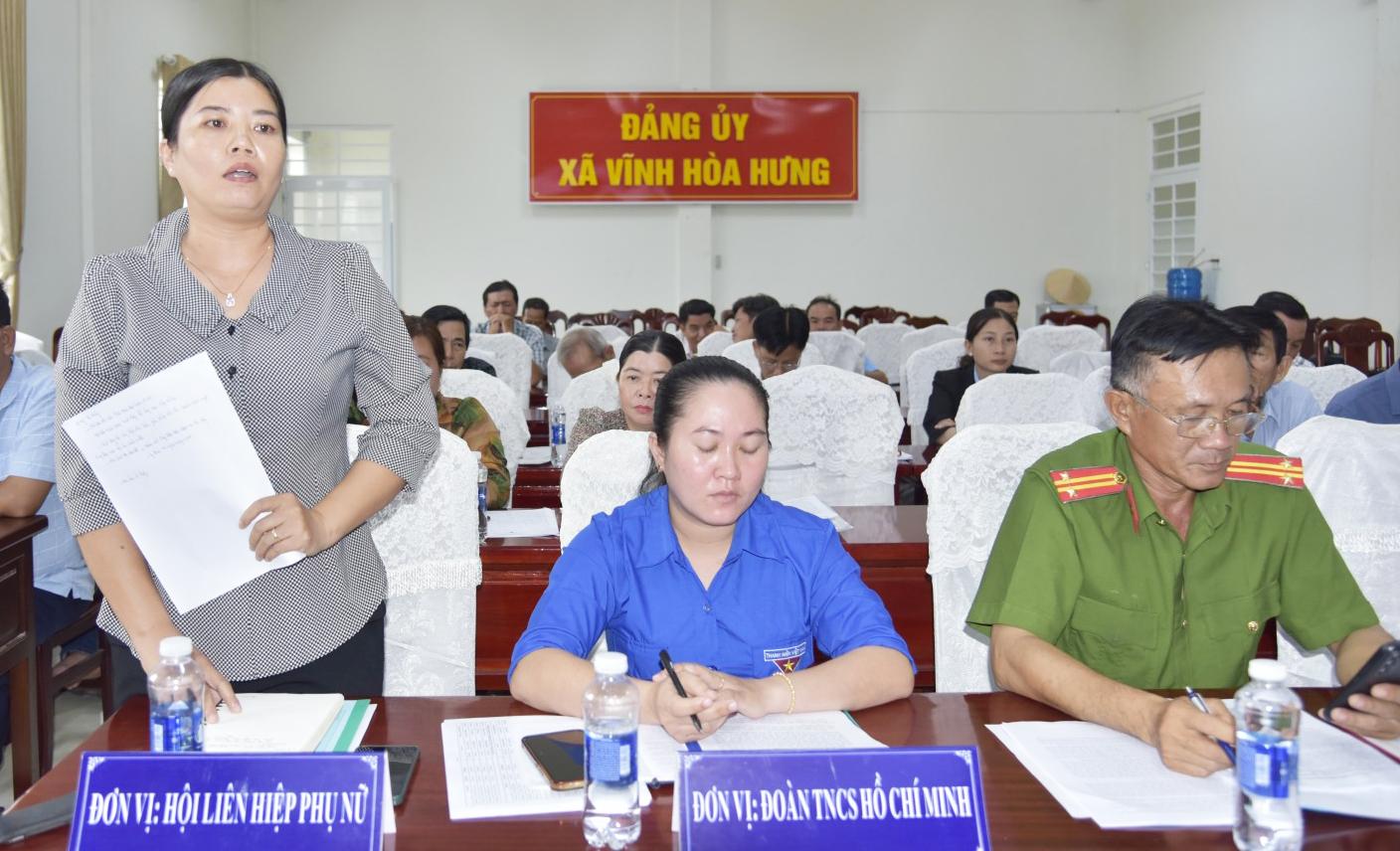 Tổng dư nợ các chương trình tín dụng chính sách tại xã Vĩnh Hòa Hưng đạt hơn 86,2 tỷ đồng