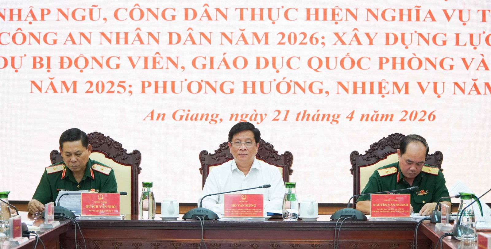 An Giang tổng kết công tác tuyển quân, giáo dục quốc phòng và an ninh