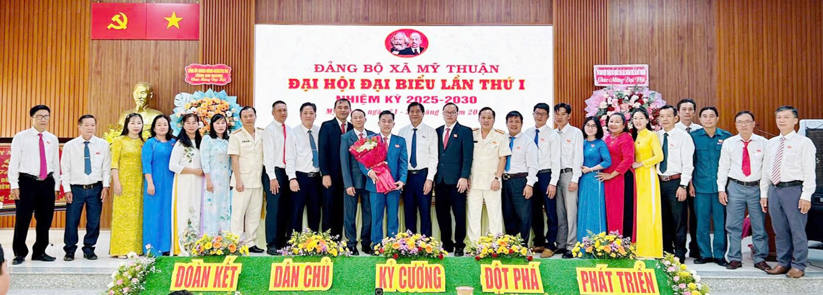 Đại hội đại biểu Đảng bộ xã Mỹ Thuận, nhiệm kỳ 2025 - 2030