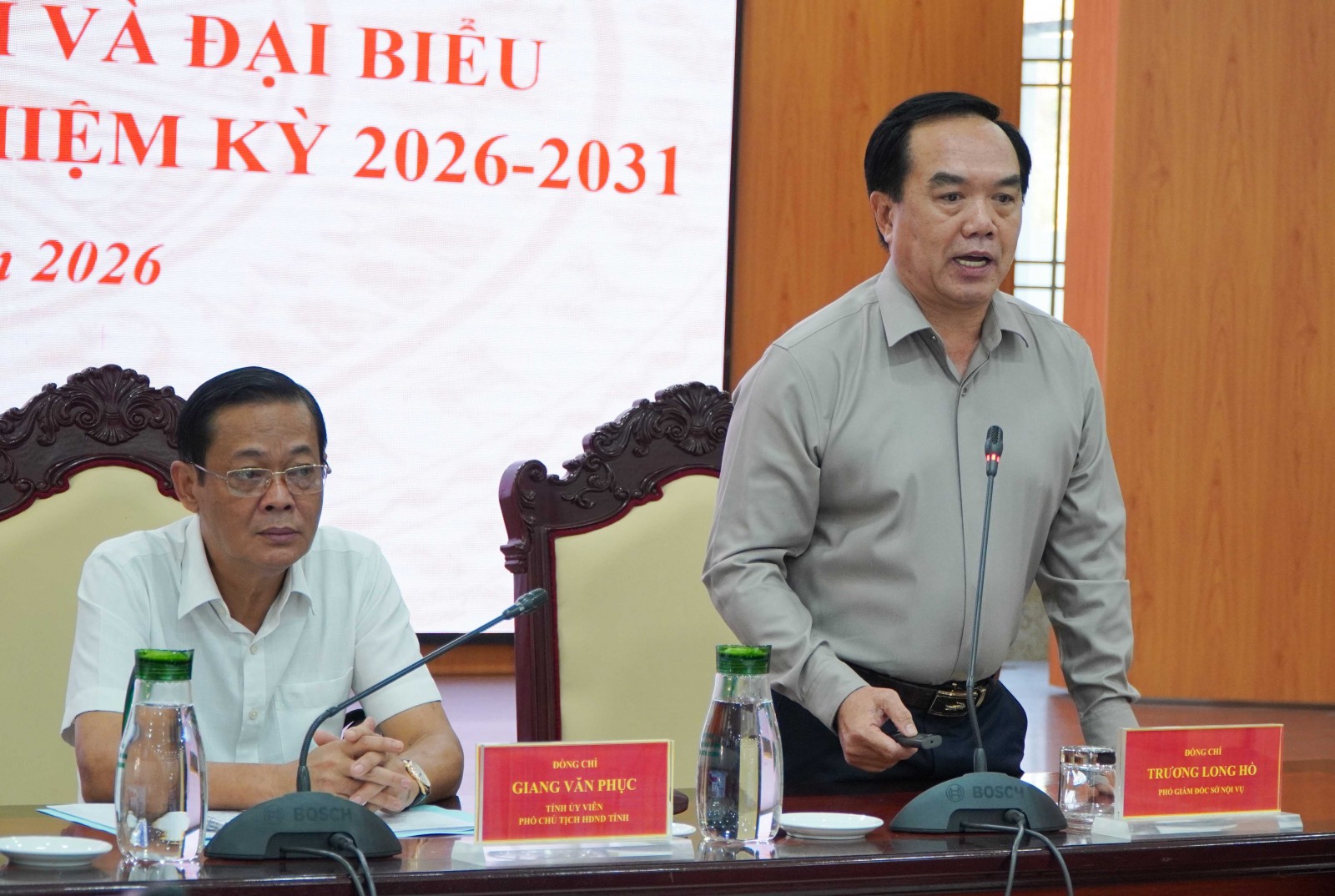 Tập huấn nghiệp vụ công tác bầu cử đại biểu Quốc hội khóa XVI và đại biểu HĐND các cấp