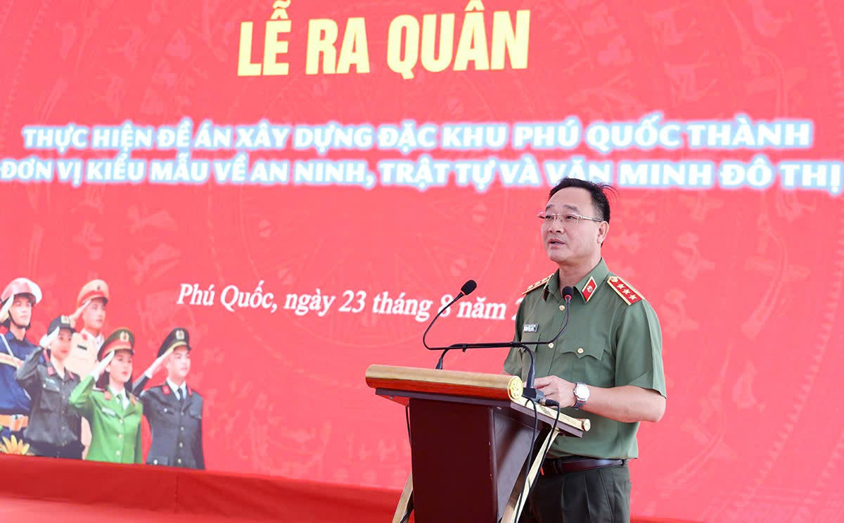 Xây dựng đặc khu Phú Quốc thành “Đơn vị kiểu mẫu về ANTT và văn minh đô thị” là nhiệm vụ chính trị trọng tâm