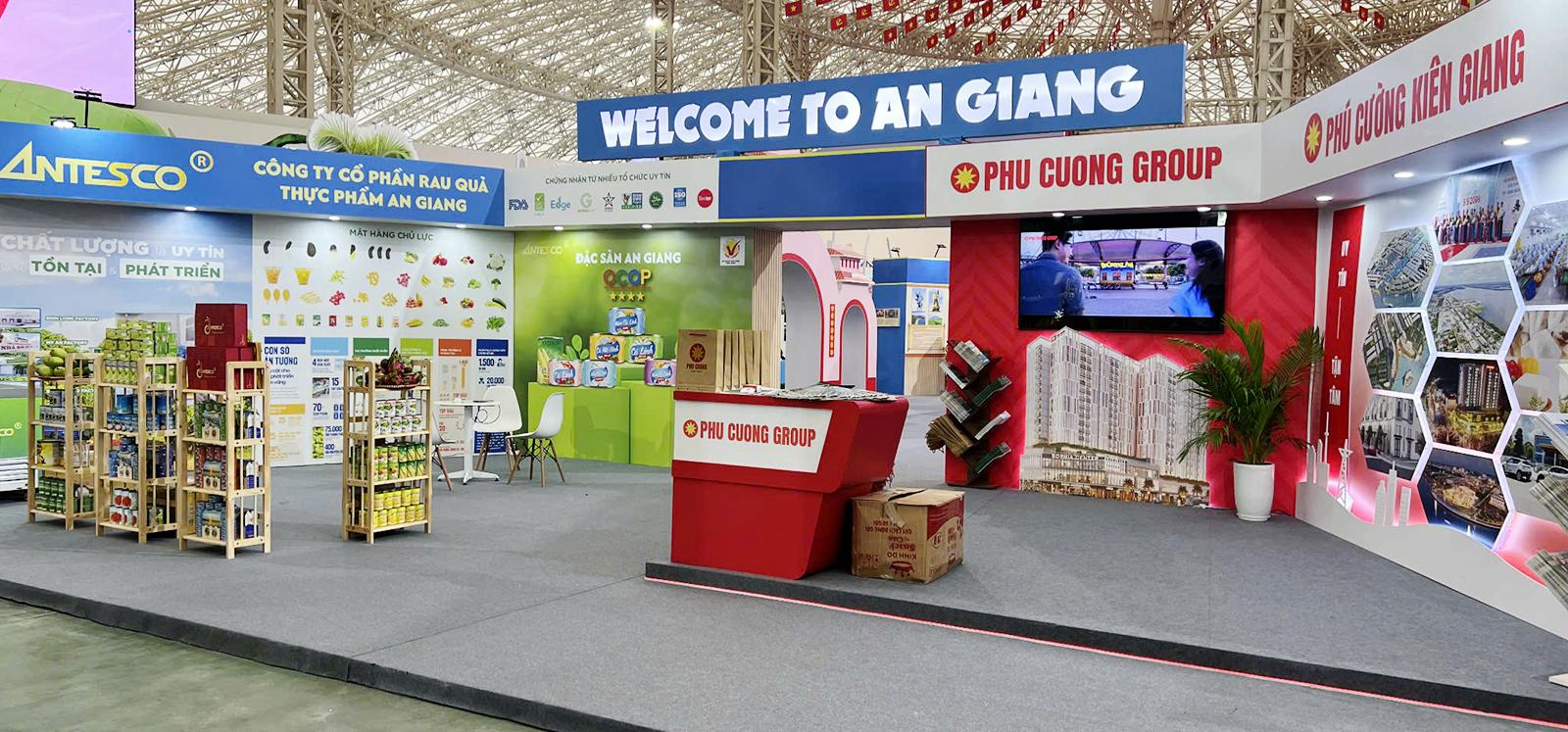 30 đơn vị du lịch, doanh nghiệp An Giang tham gia Triển lãm thành tựu đất nước