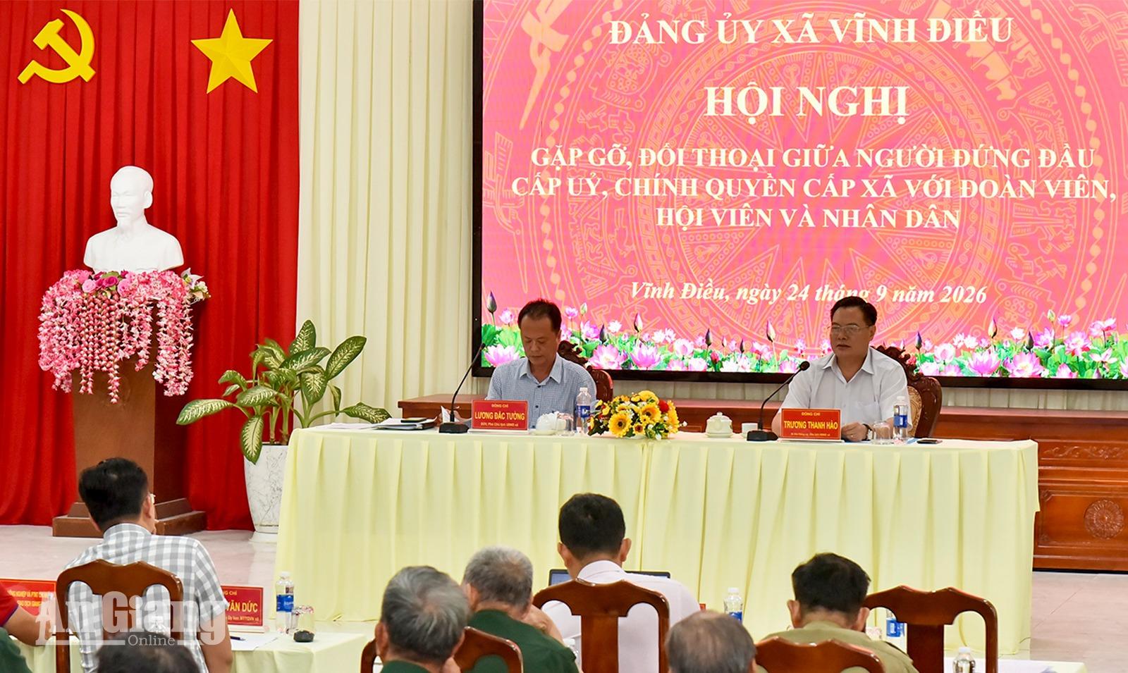 Người dân Vĩnh Điều kiến nghị về phụ cấp, môi trường và hỗ trợ sản xuất