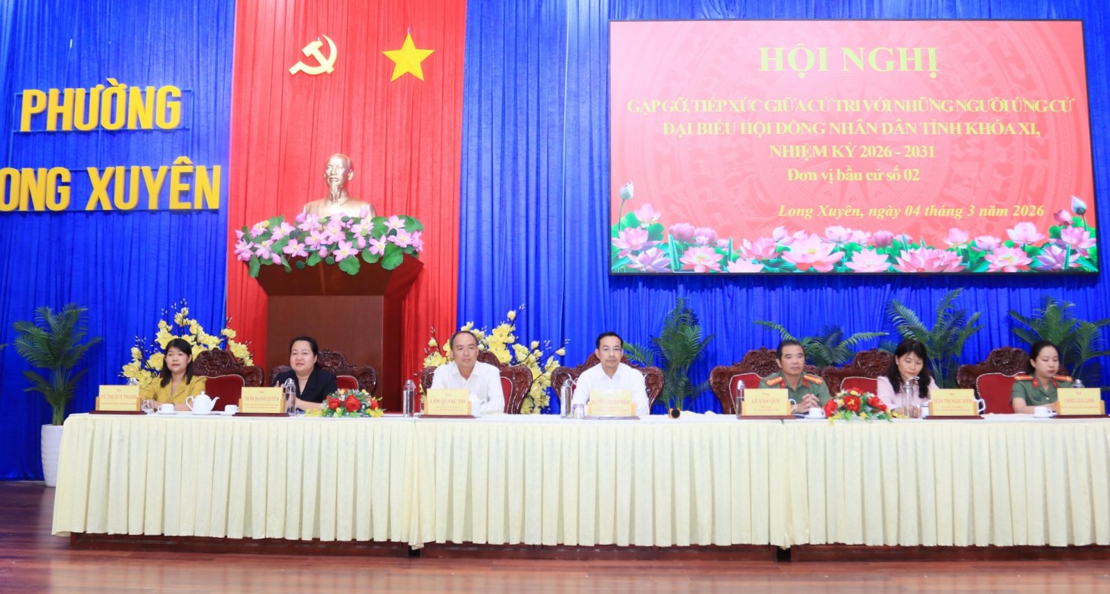 7 ứng viên Đại biểu HĐND tỉnh, đơn vị bầu cử số 02