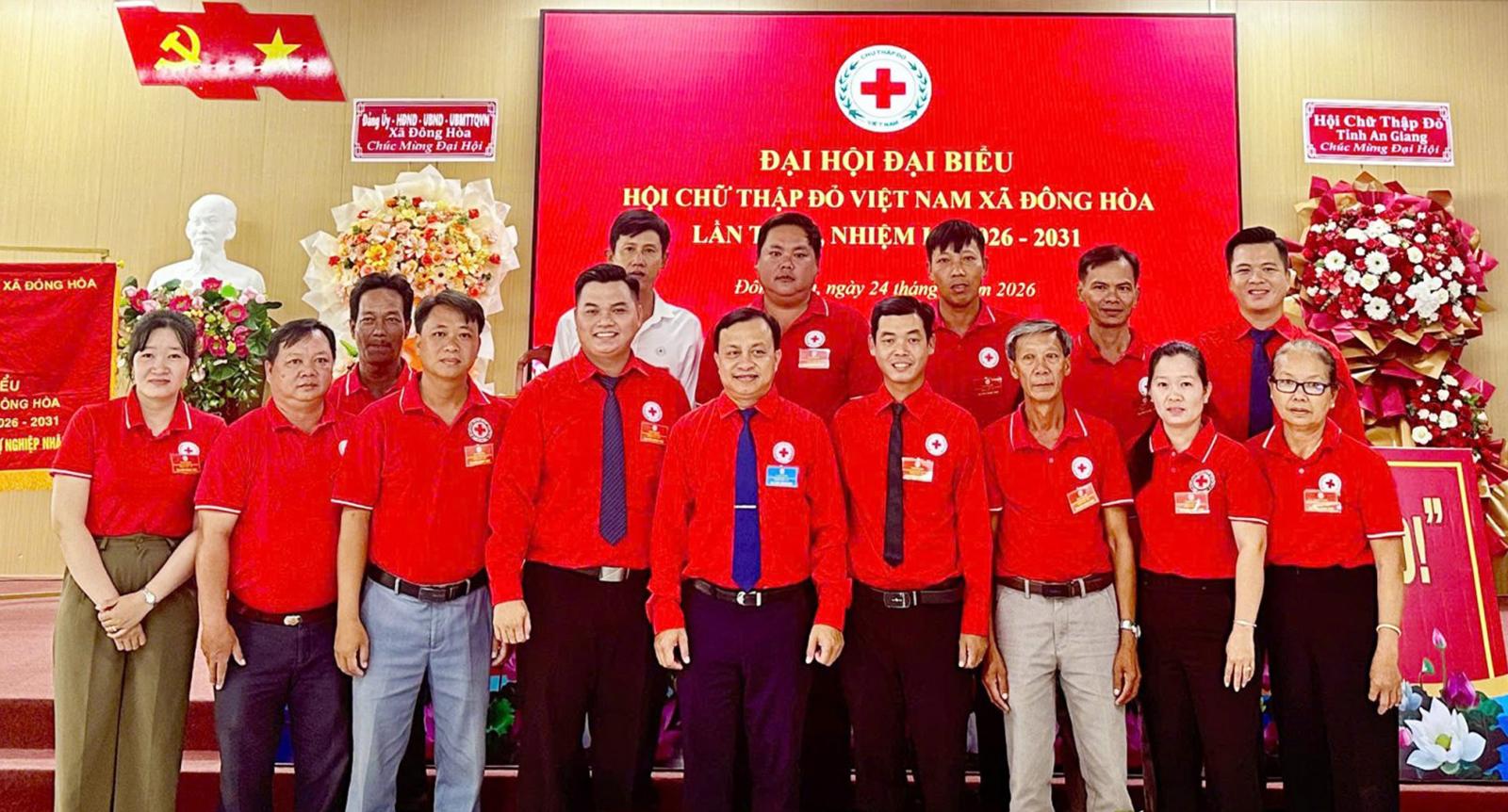Đại hội đại biểu Hội Chữ thập đỏ xã Đông Hòa nhiệm kỳ 2026 - 2031