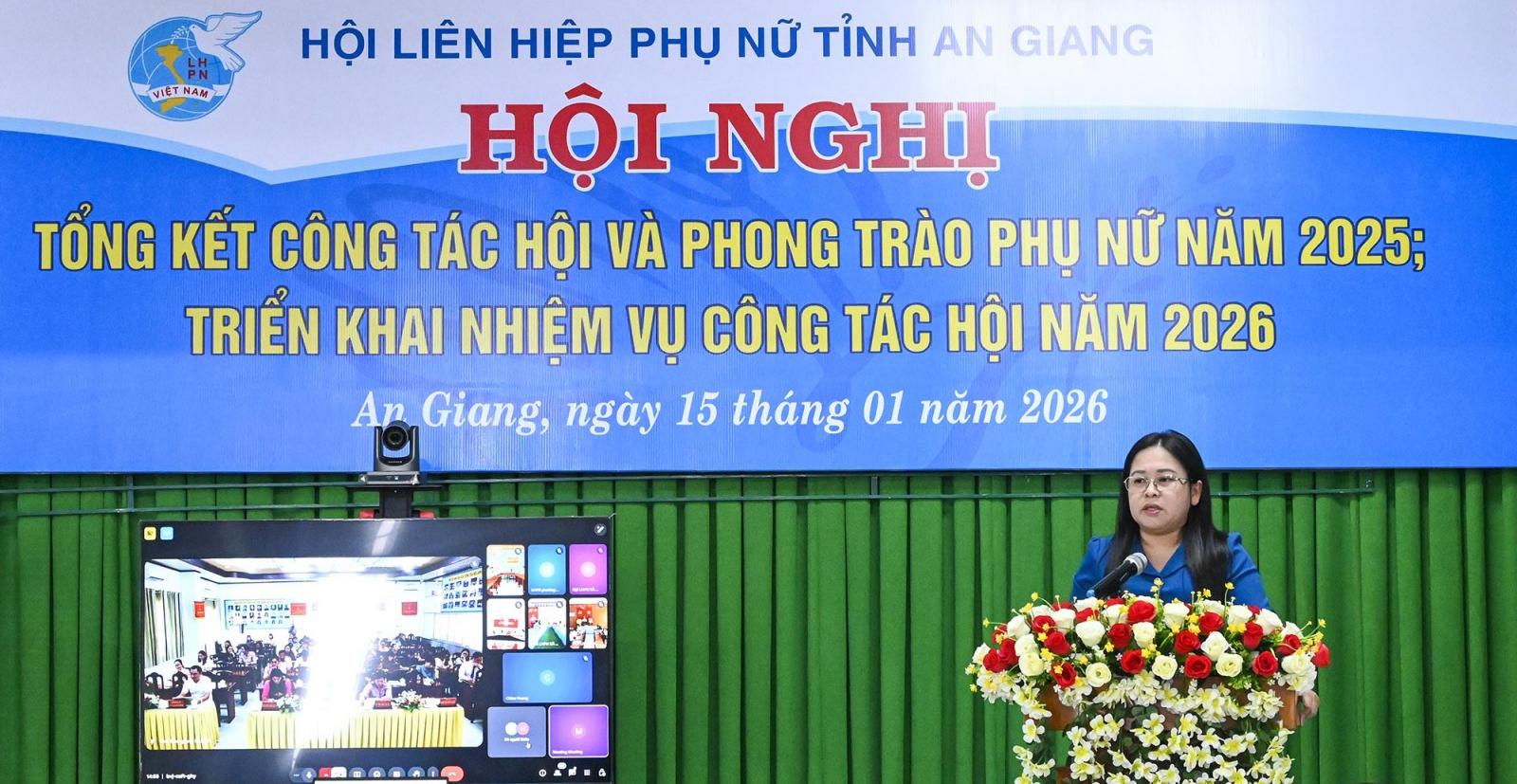 Hội Liên hiệp Phụ nữ tỉnh An Giang tạo dấu ấn đột phá trong chuyển đổi số và hỗ trợ phụ nữ phát triển kinh tế