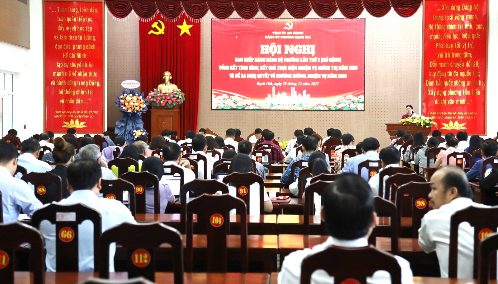 Đảng bộ phường Rạch Giá thực hiện đạt và vượt 100% chỉ tiêu nghị quyết năm 2025