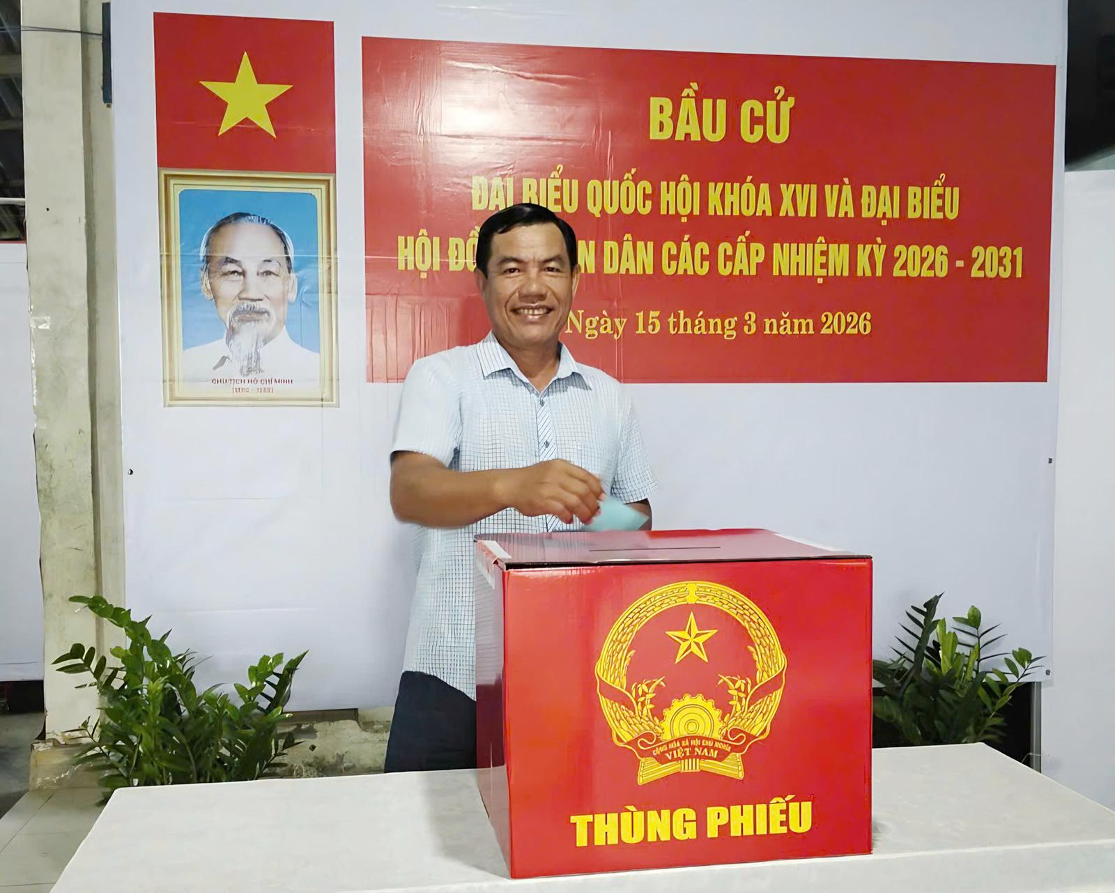 Đến 11 giờ 30 phút ngày 15/3: Hai xã đảo trên địa bàn tỉnh An Giang đạt 100% cử tri tham gia bỏ phiếu