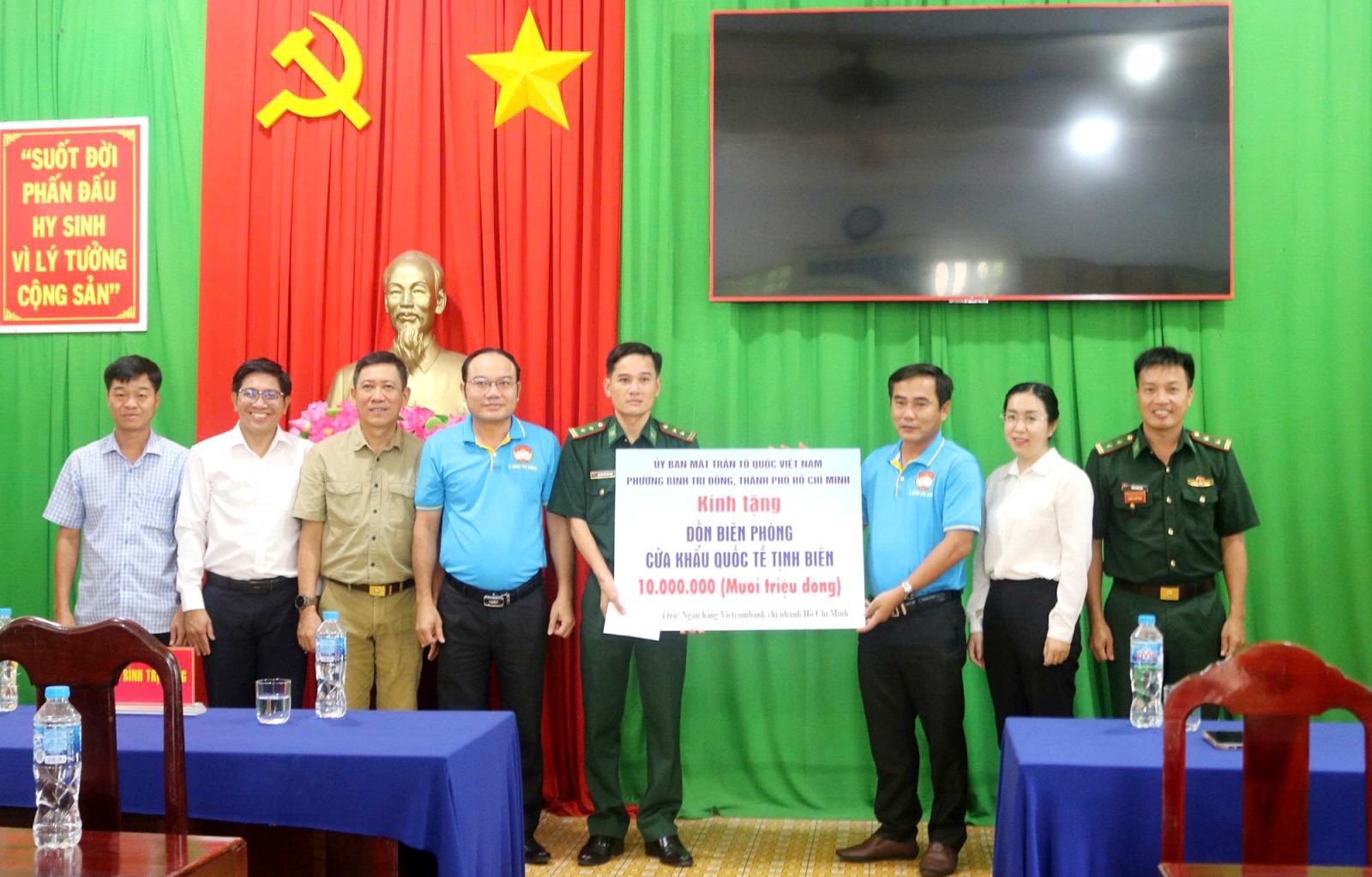 Chương trình “Dân vận khéo - Kết nối biên cương” tại phường Tịnh Biên