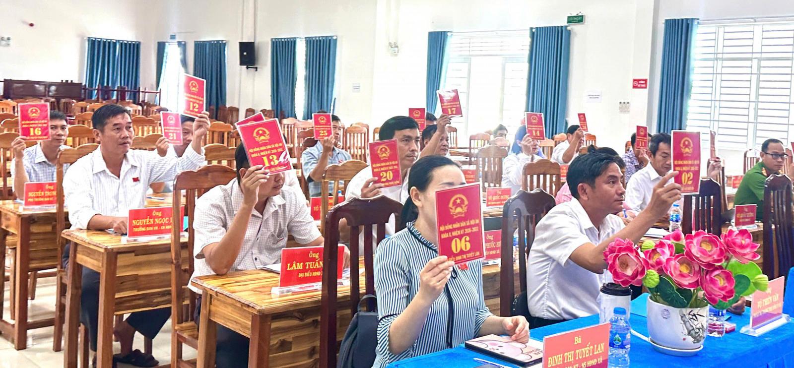 HĐND xã Hội An thống nhất thông qua nghị quyết thành lập ấp An Bình