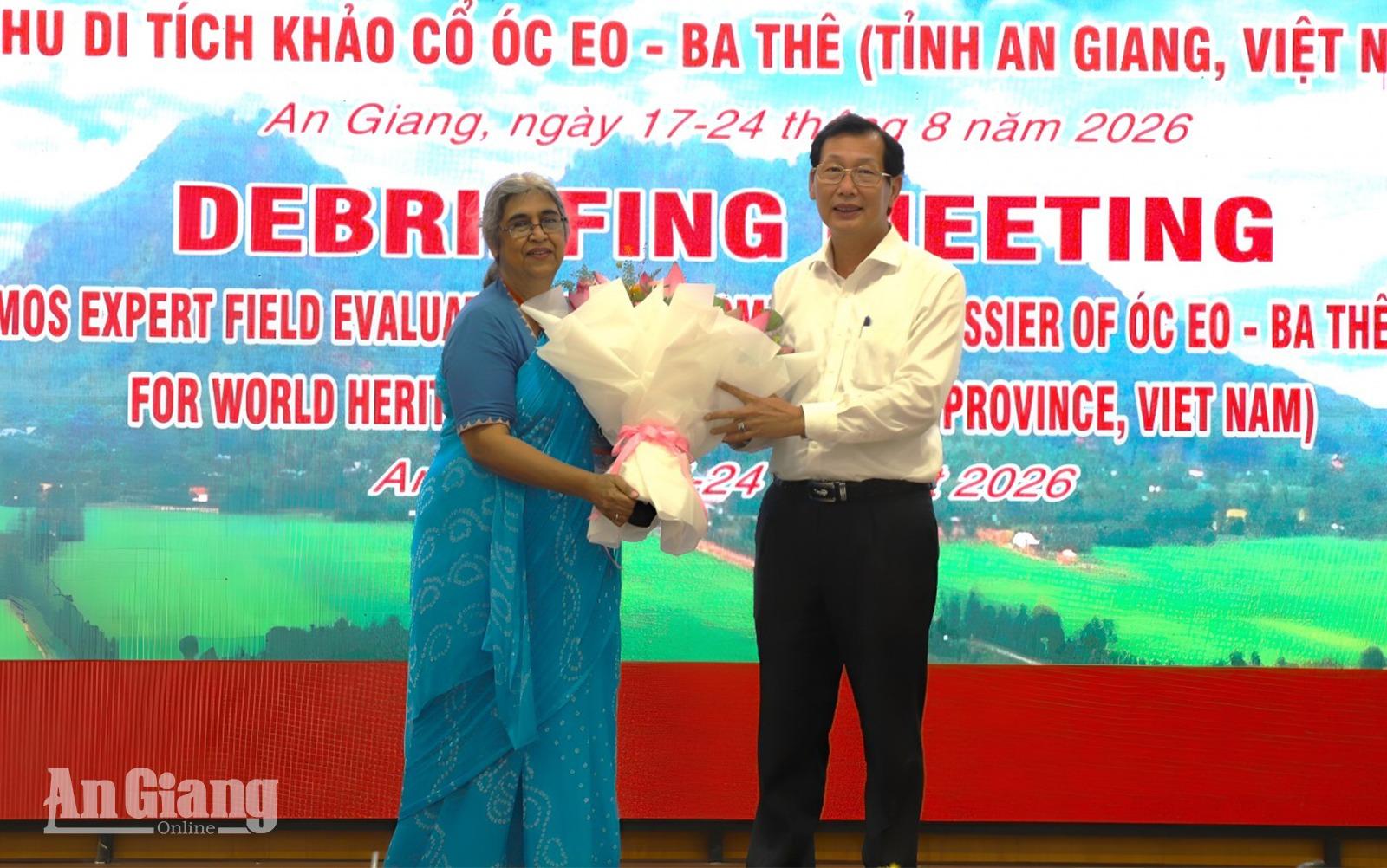 An Giang tăng cường bảo vệ Óc Eo - Ba Thê sau khuyến nghị của ICOMOS