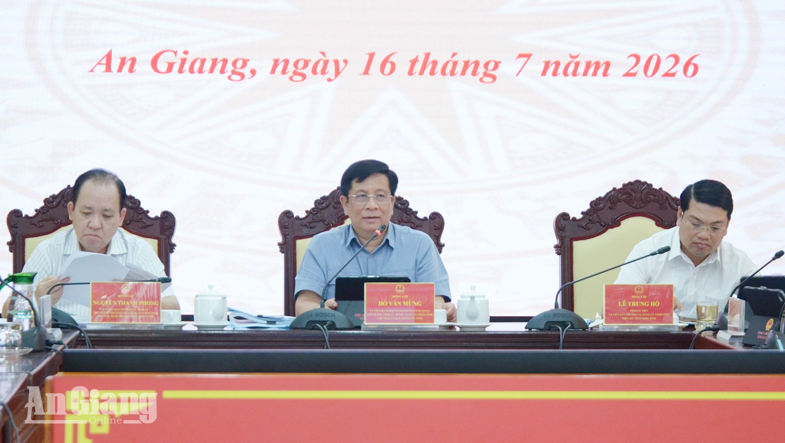 Chủ tịch UBND tỉnh An Giang Hồ Văn Mừng yêu cầu đẩy nhanh tiến độ các dự án phục vụ APEC 2027