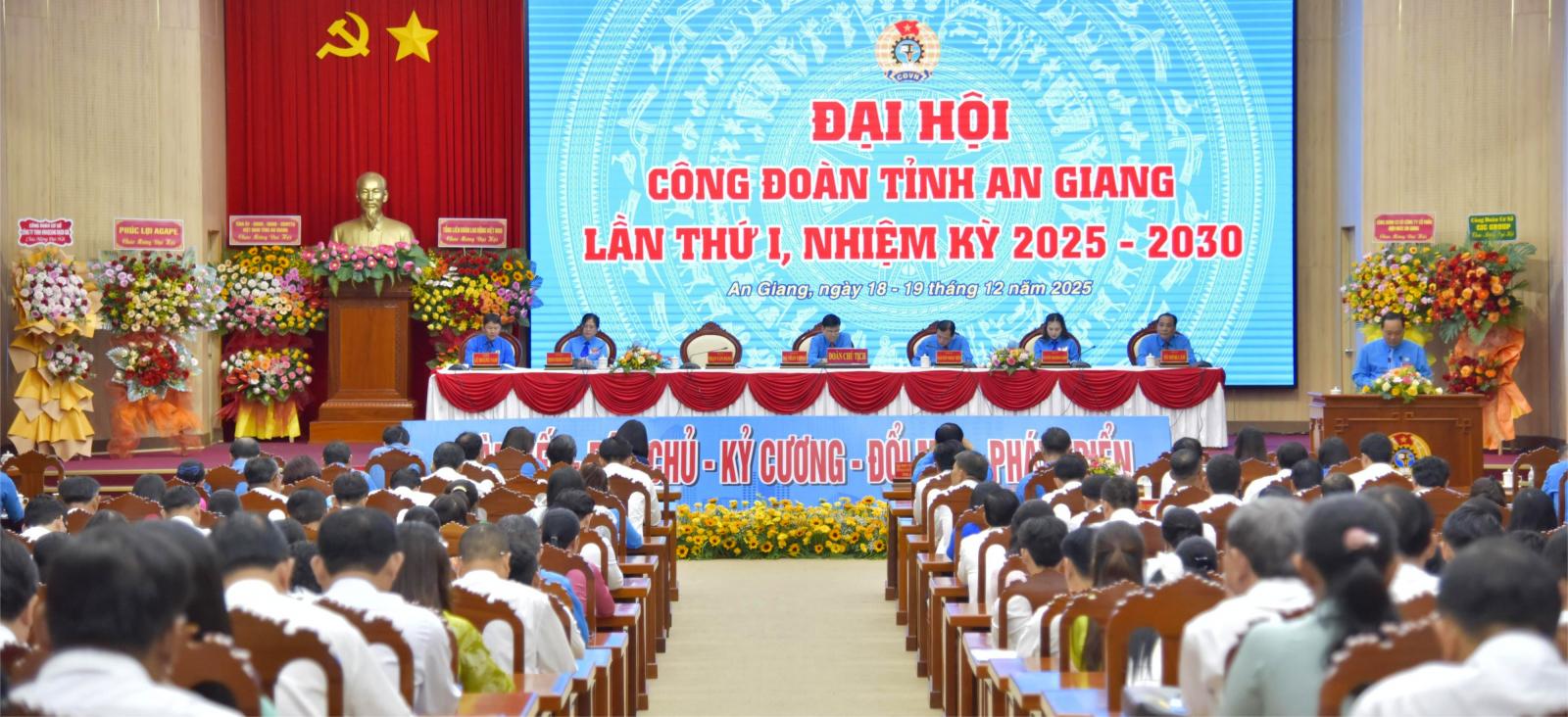 Công đoàn tỉnh An Giang có 116.002 đoàn viên, 785 công đoàn cơ sở, nghiệp đoàn