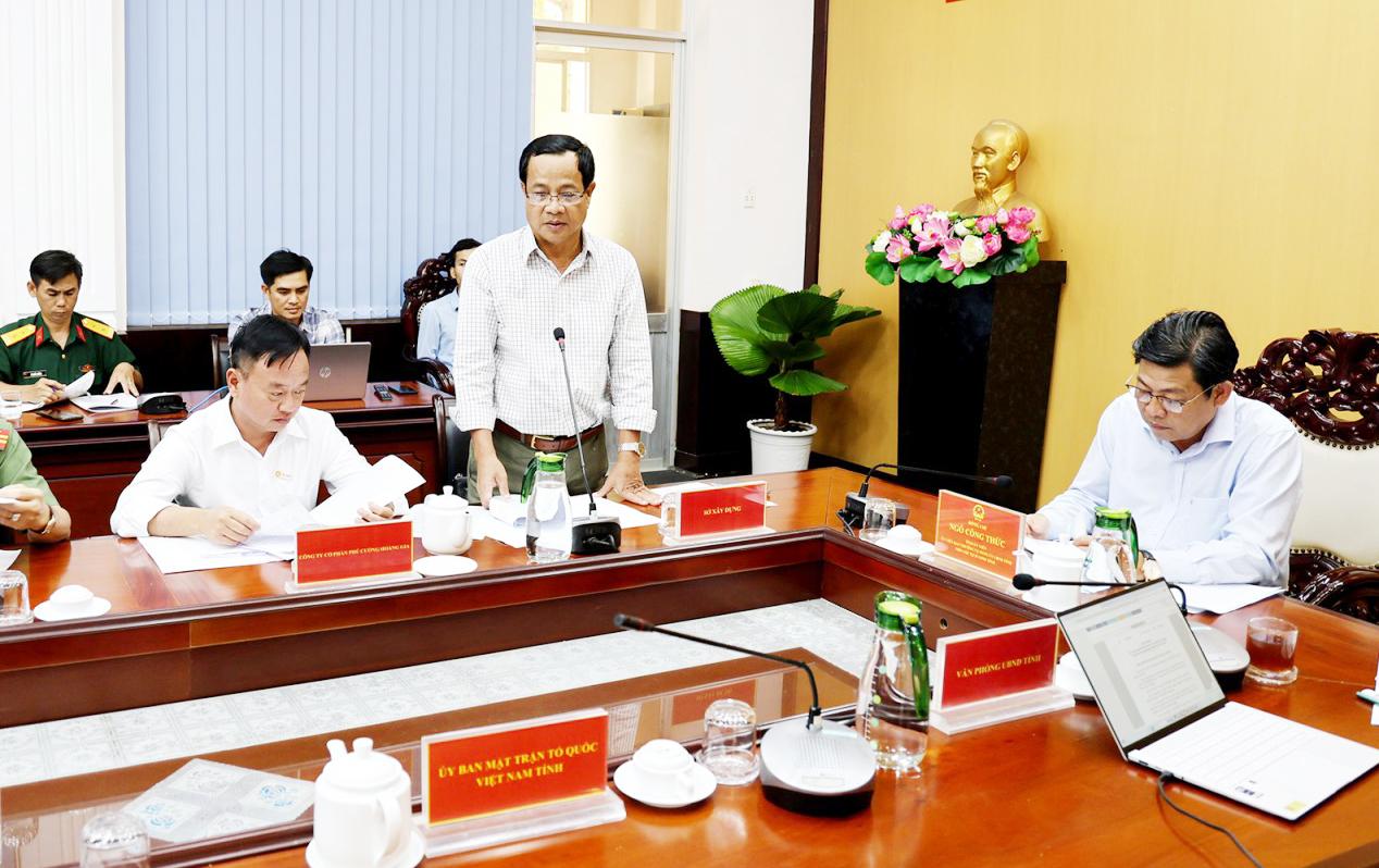 Phó Chủ tịch UBND tỉnh An Giang Ngô Công Thức chỉ đạo thực hiện dự án nhà ở xã hội