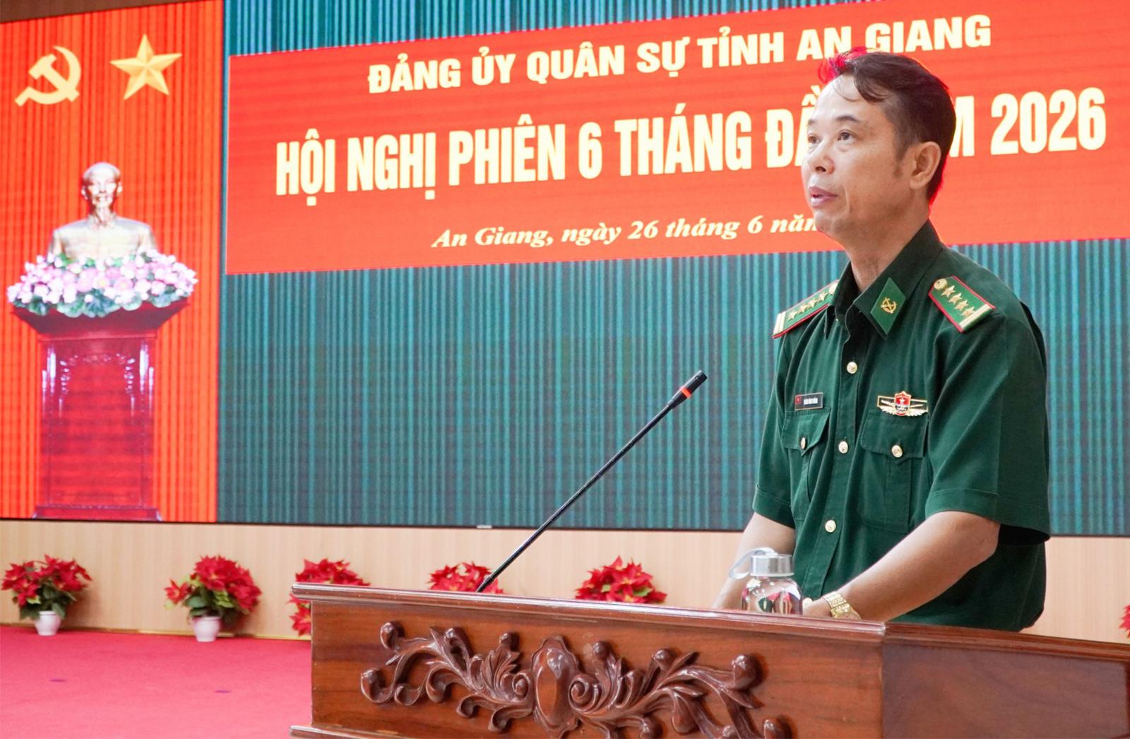 Bí thư Tỉnh ủy An Giang: Triển khai hiệu quả các đề án quốc phòng, xây dựng khu vực phòng thủ