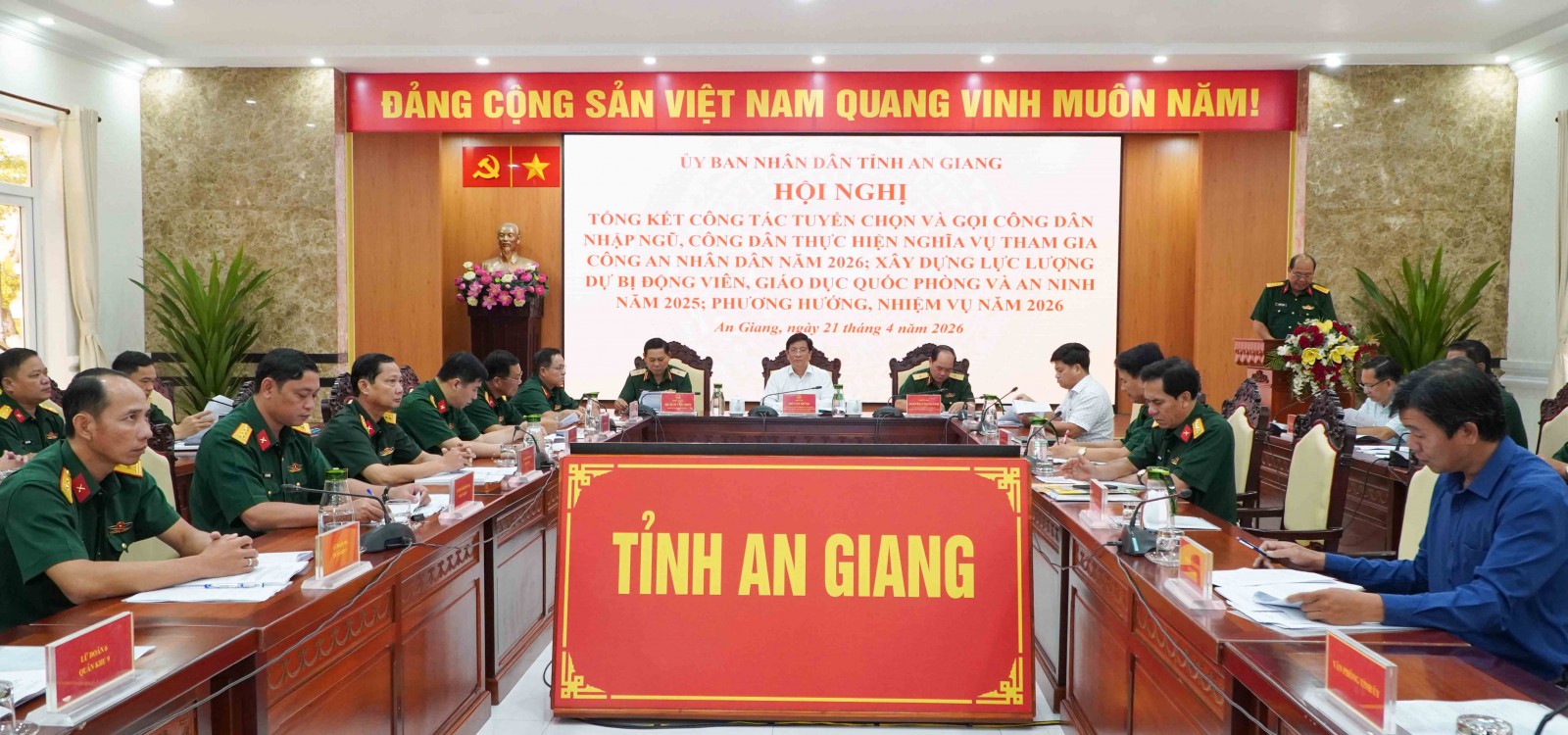 An Giang tổng kết công tác tuyển quân, giáo dục quốc phòng và an ninh