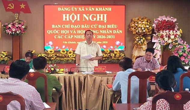 Sẵn sàng ngày hội bầu cử tại xã Vân Khánh