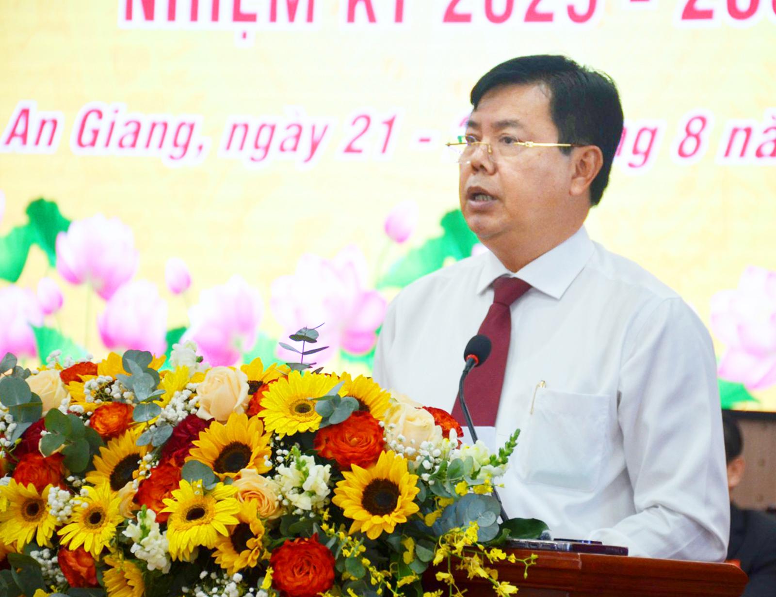 Đảng bộ UBND tỉnh An Giang đại hội lần thứ I, nhiệm kỳ 2025 - 2030