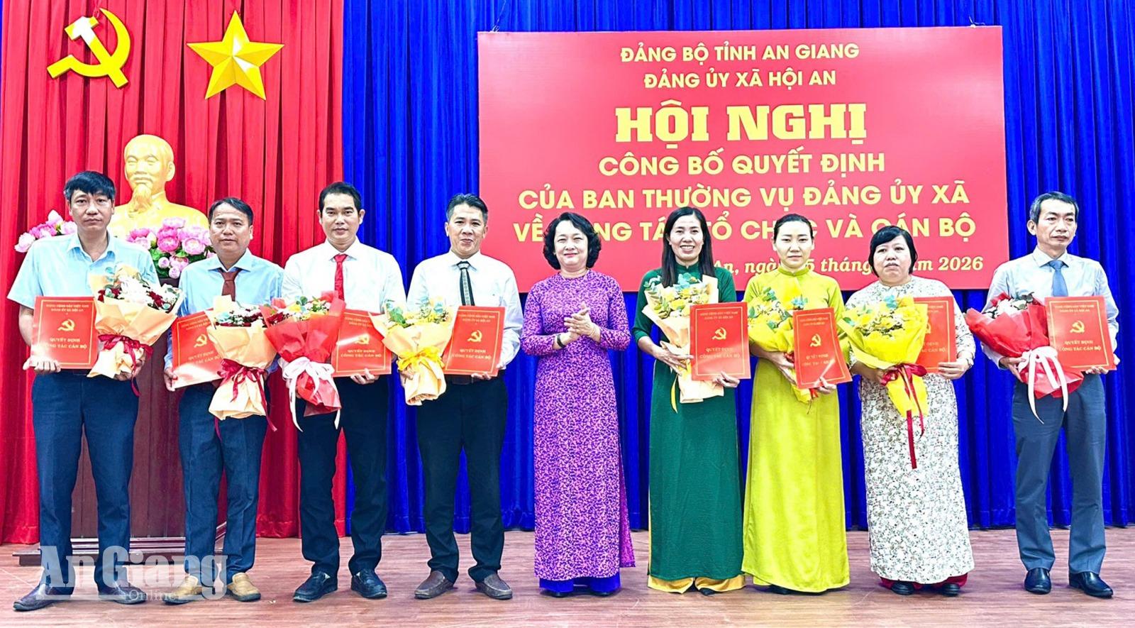 Hội An thành lập 8 chi bộ trực thuộc Đảng ủy xã