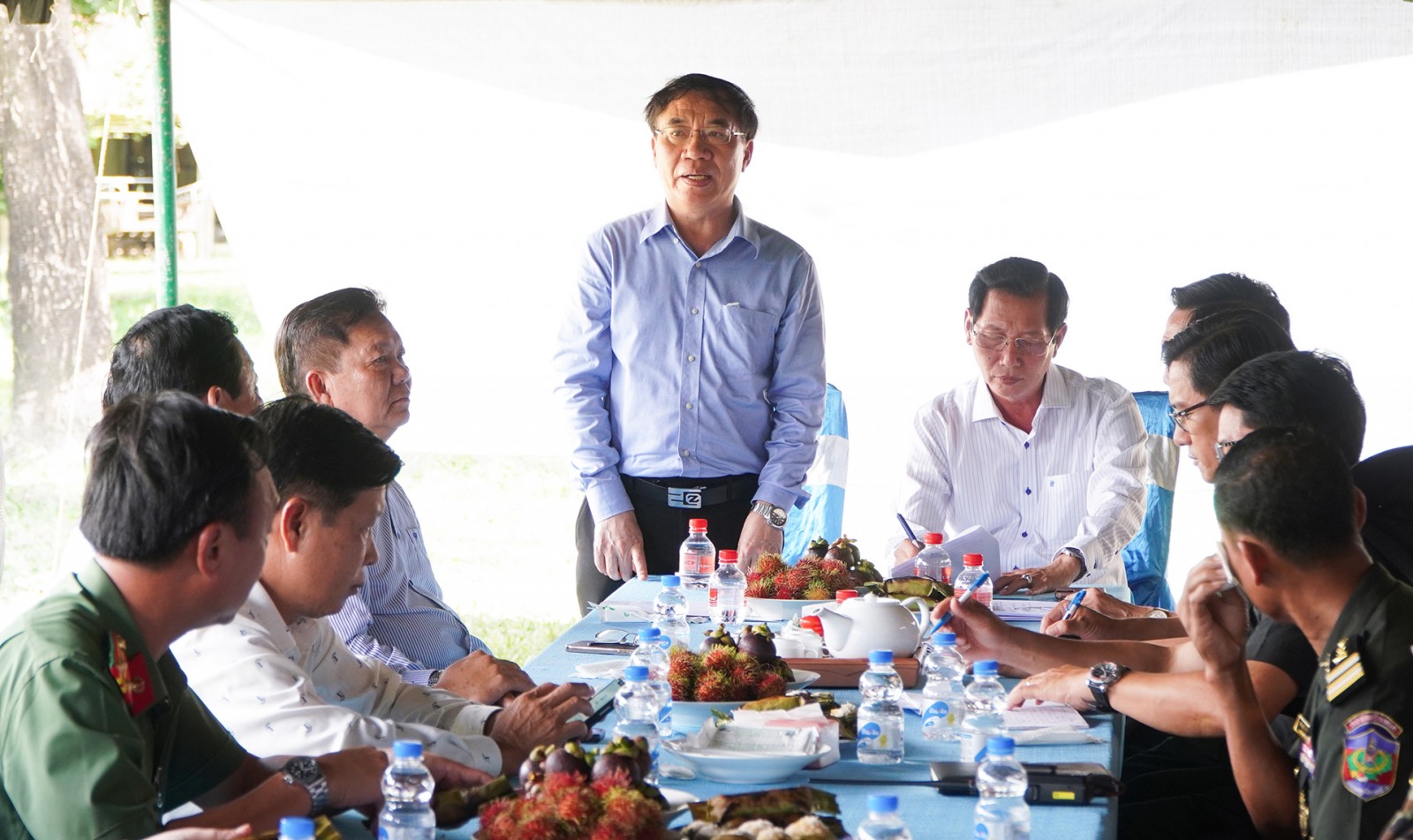 Động viên Đội K92 hoàn thành tốt nhiệm vụ trong Chiến dịch 500 ngày đêm