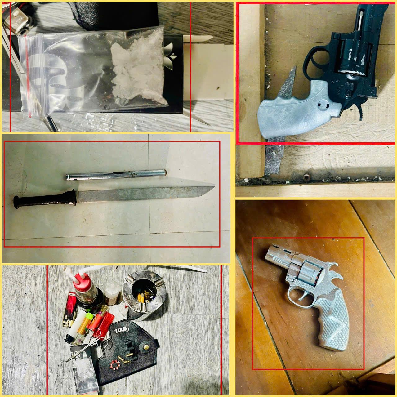 Bắt nhóm đối tượng sử dụng trái phép chất ma túy, phát hiện đối tượng truy nã