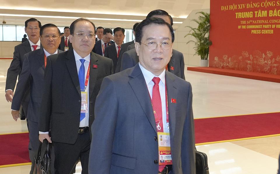 Đoàn đại biểu Đảng bộ tỉnh An Giang dự khai mạc Đại hội XIV của Đảng