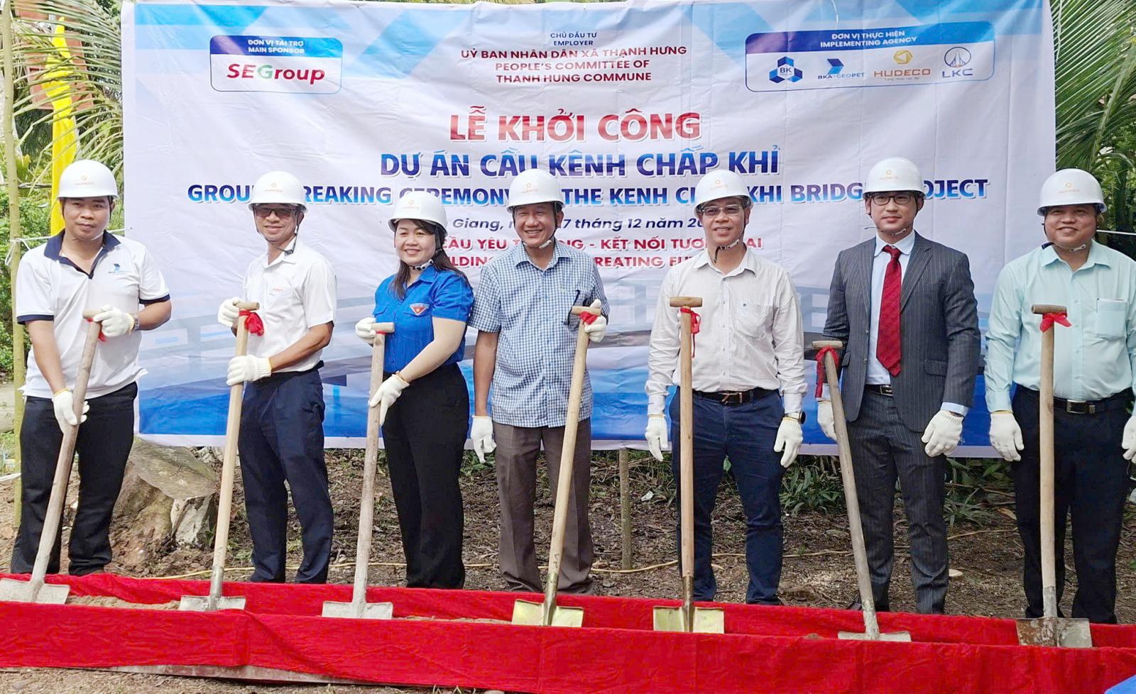 Thạnh Hưng xây dựng 2 cầu giao thông nông thôn hơn 800 triệu đồng