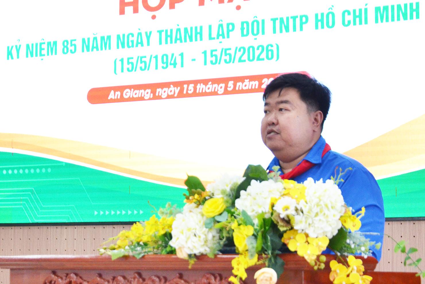 Họp mặt kỷ niệm 85 năm Ngày thành lập Đội Thiếu niên Tiền phong Hồ Chí Minh