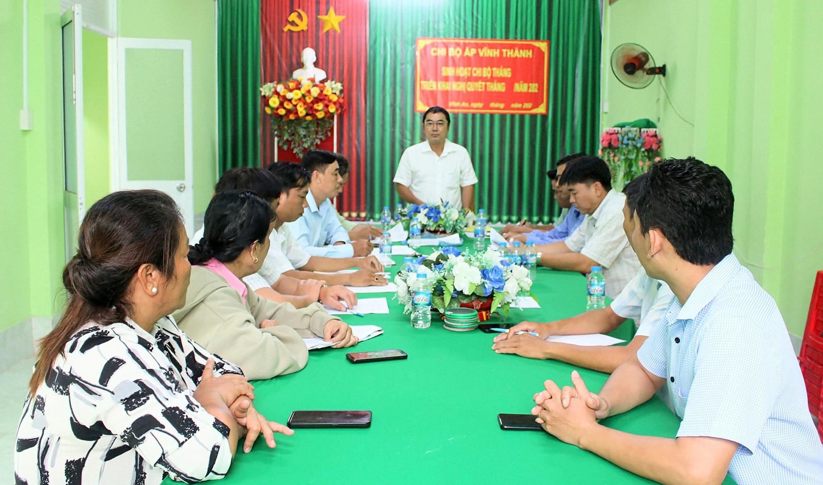 Vĩnh An nâng chất sinh hoạt, xây dựng Đảng vững mạnh