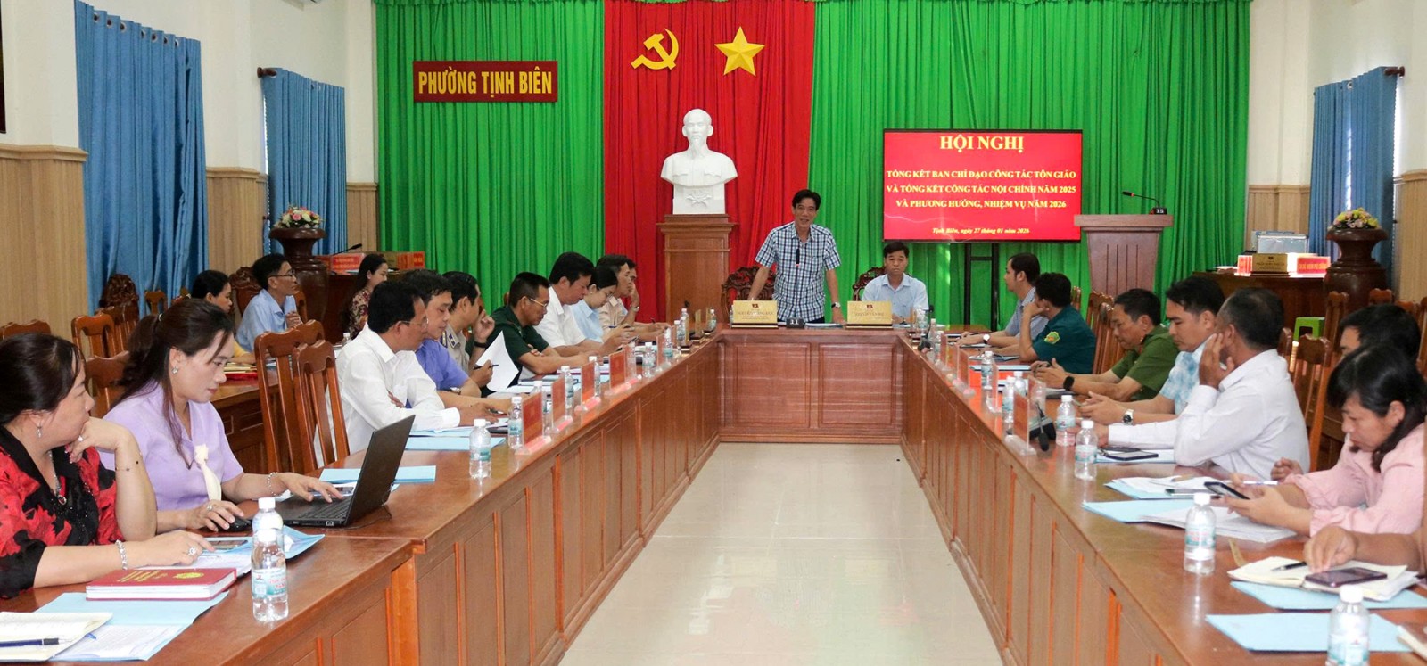 Các cơ sở tôn giáo phường Tịnh Biên hỗ trợ hơn 2 tỷ đồng thực hiện công tác xã hội từ thiện