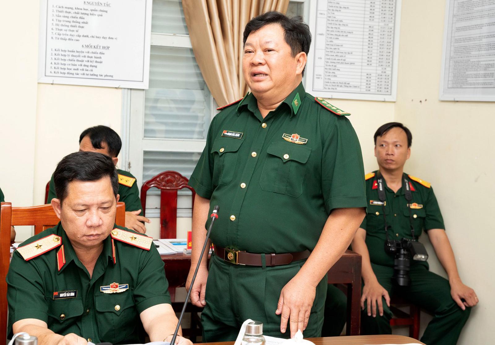 Đại tướng Nguyễn Trọng Nghĩa thăm, làm việc với Đồn Biên phòng Cửa khẩu quốc tế Tịnh Biên