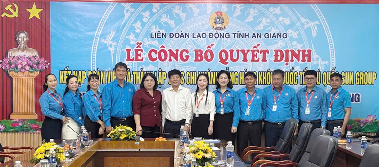 Thành lập Công đoàn cơ sở Chi nhánh Cảng hàng không quốc tế Phú Quốc Sun Group