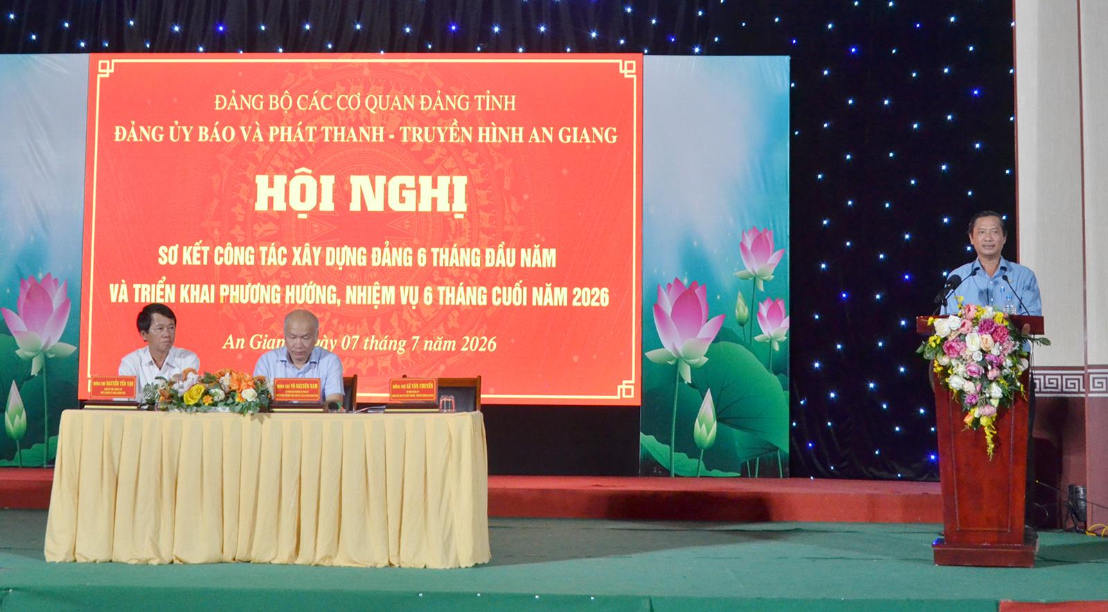 Xây dựng Báo và Phát thanh - Truyền hình An Giang trở thành trung tâm truyền thông chính sách của tỉnh