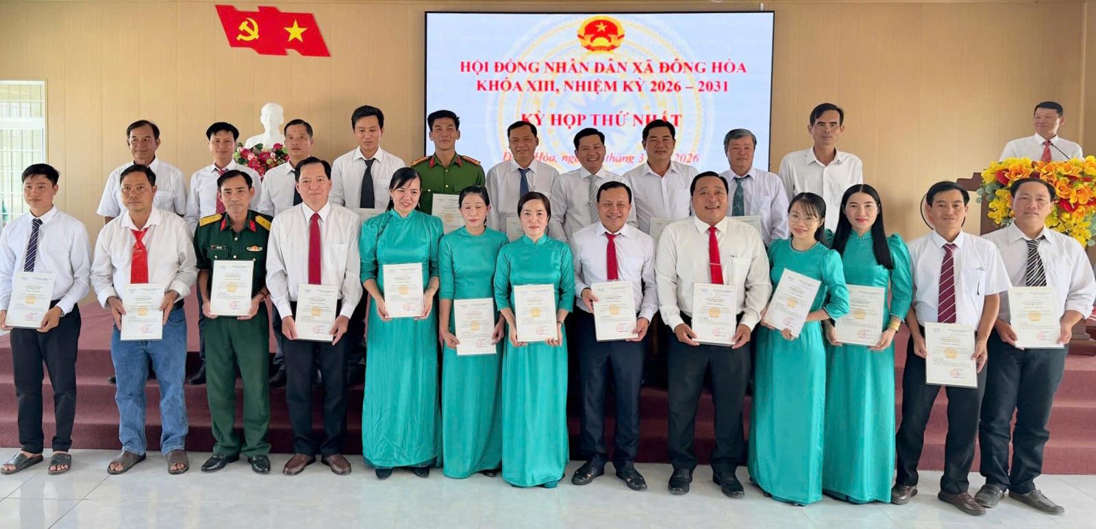 Ông Trương Minh Diệu tái đắc cử Chủ tịch HĐND xã Đông Hòa