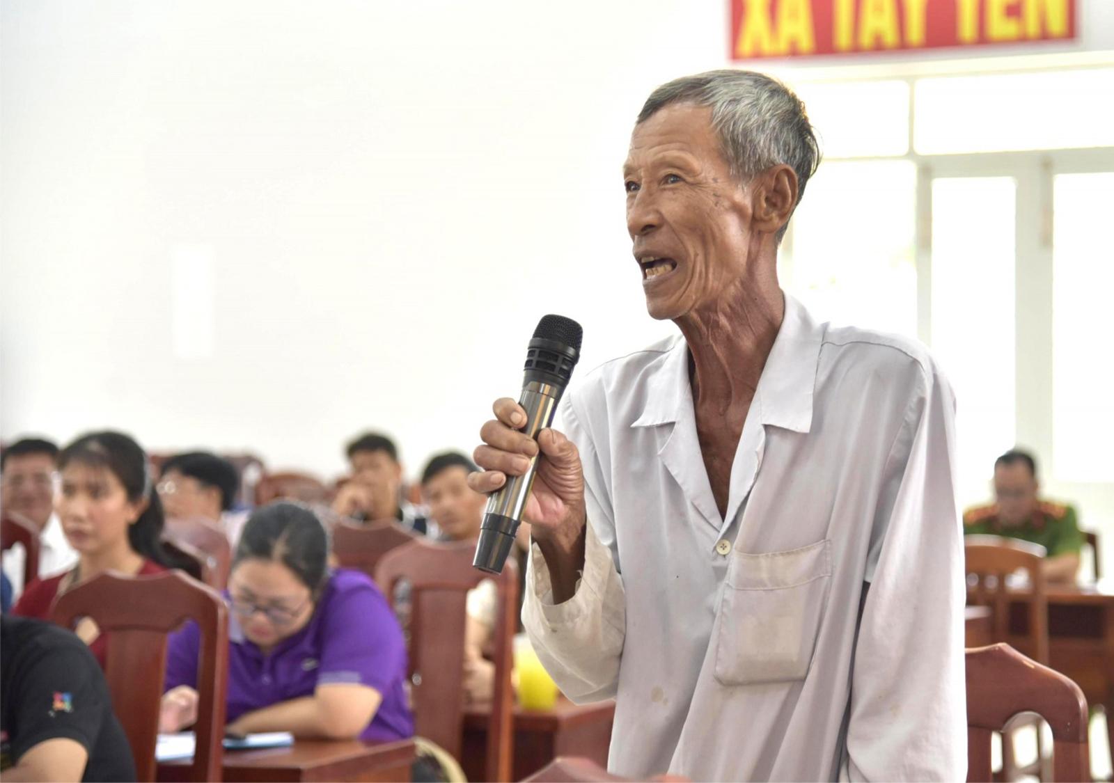 Cử tri xã Tây Yên kiến nghị nhiều vấn đề dân sinh