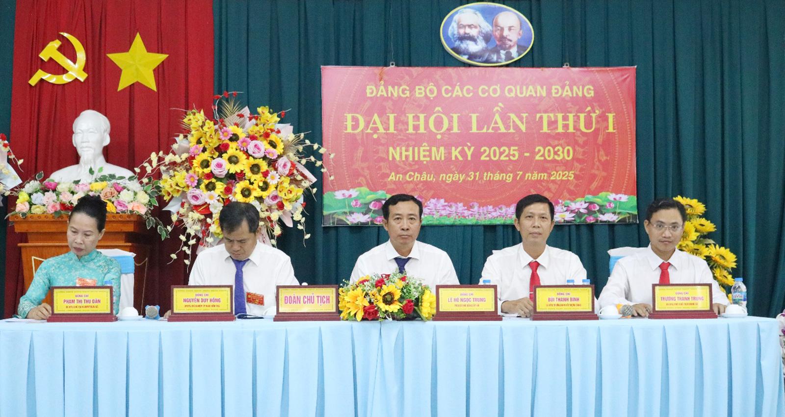 Đại hội Đảng bộ các Cơ quan Đảng xã An Châu, nhiệm kỳ 2025 - 2030