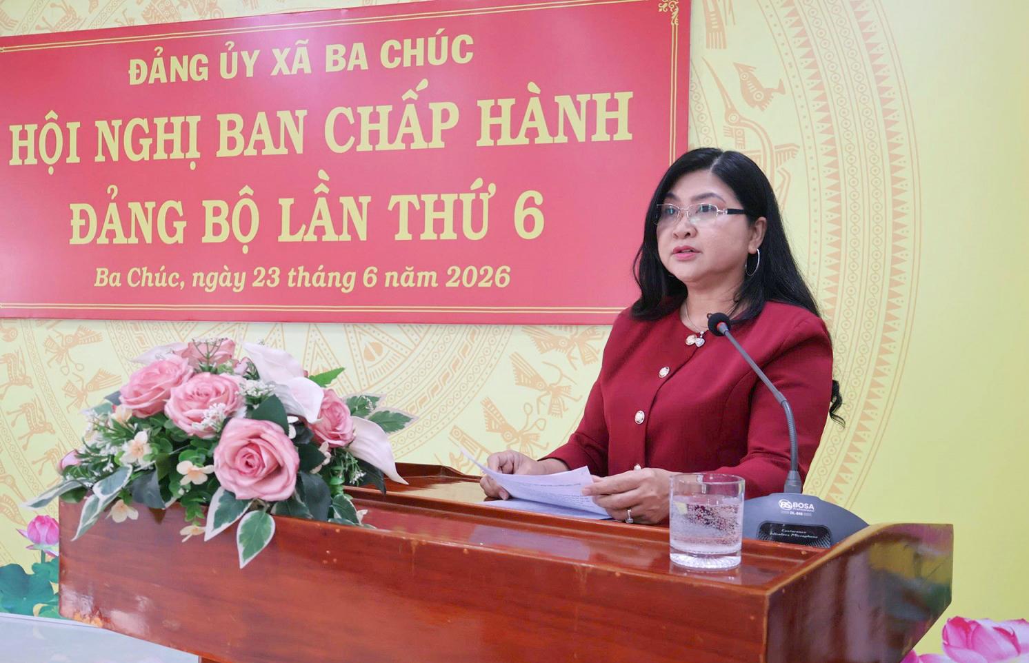 Ba Chúc phát triển kinh tế - xã hội gắn với bảo đảm quốc phòng, an ninh