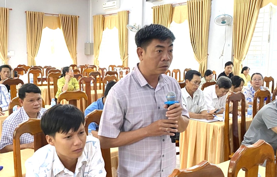 Phường Thới Sơn lấy ý kiến cộng đồng dân cư về quy hoạch chung đô thị Tịnh Biên