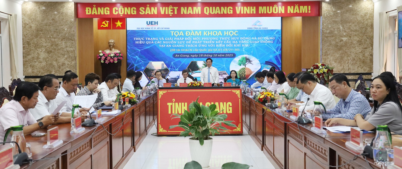 Phát triển kết cấu hạ tầng giao thông tại An Giang thích ứng với biến đổi khí hậu