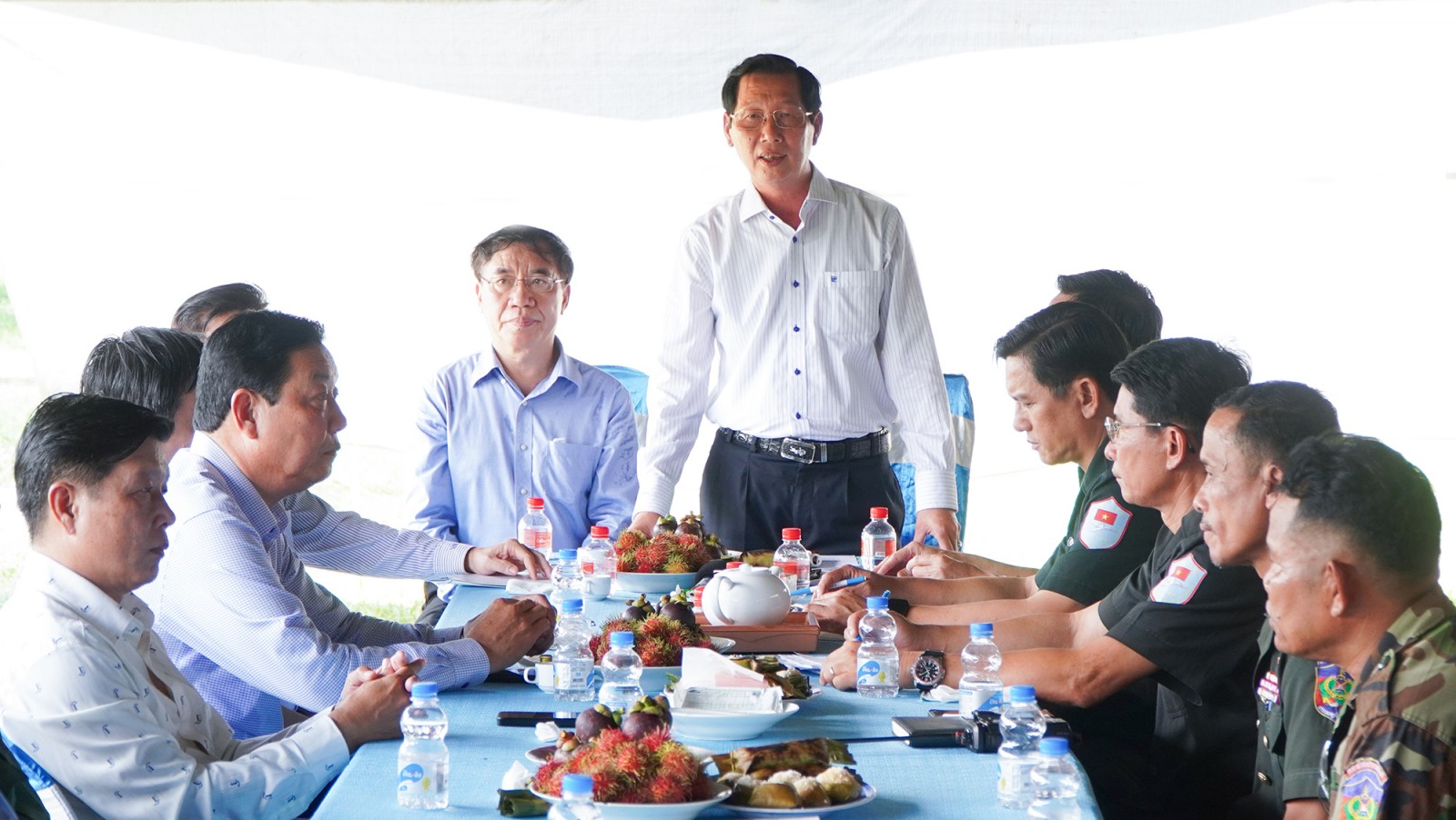 Động viên Đội K92 hoàn thành tốt nhiệm vụ trong Chiến dịch 500 ngày đêm