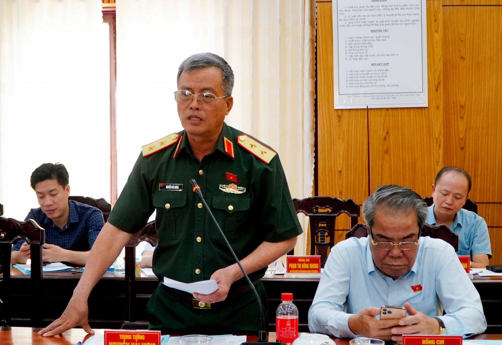 Phó Chủ tịch Quốc hội, Thượng tướng Trần Quang Phương: An Giang bảo đảm an ninh, an toàn cho cuộc bầu cử