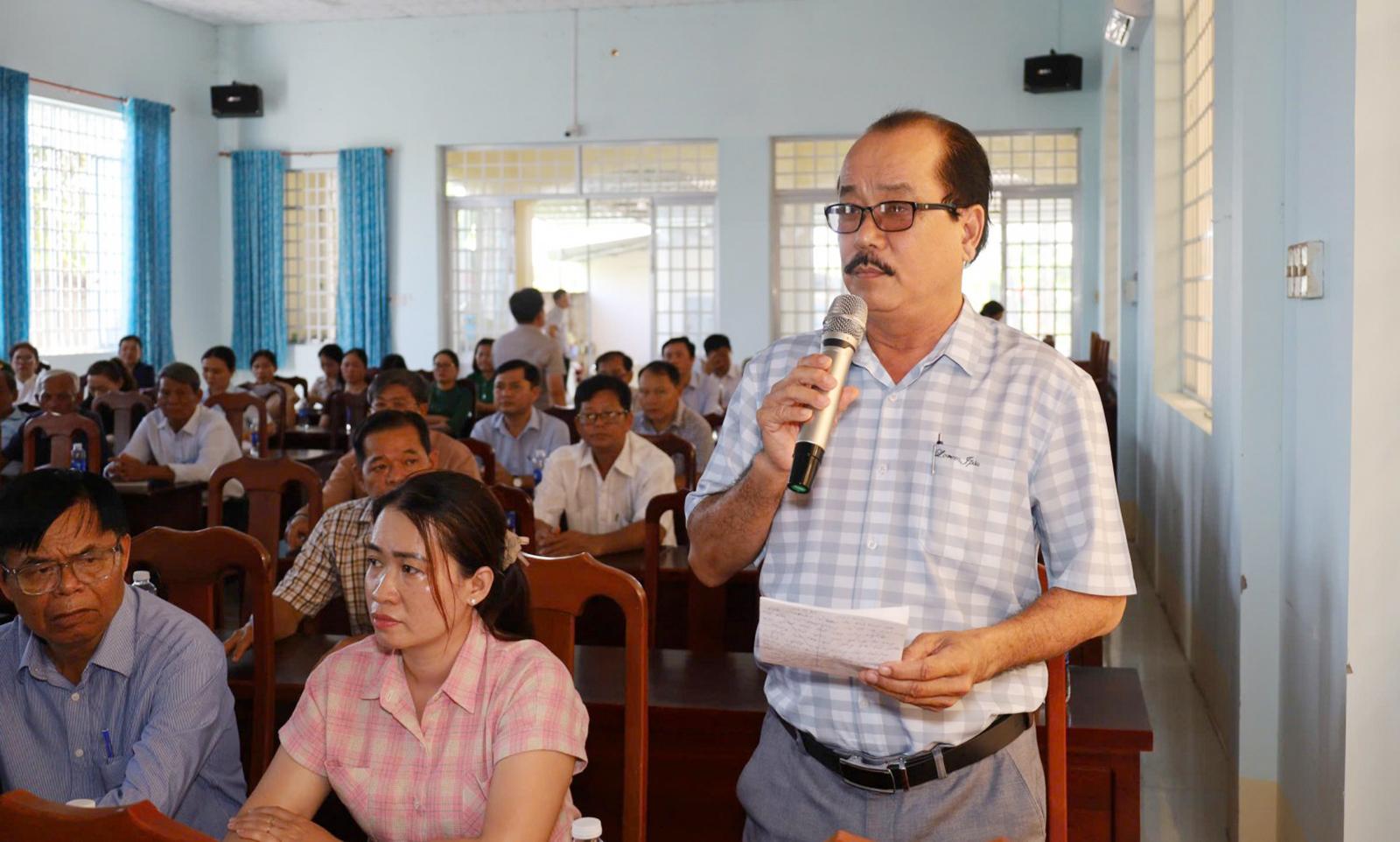 Ứng cử viên đại biểu Quốc hội tiếp xúc cử tri các xã Kiên Lương, Hòn Nghệ, Sơn Hải, Hòa Điền