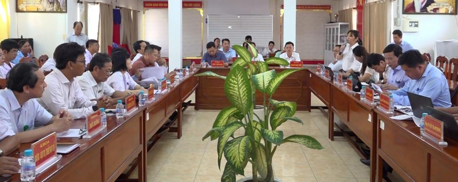 Sở Y tế An Giang kiểm tra hoạt động tại Trung tâm Y tế An Phú