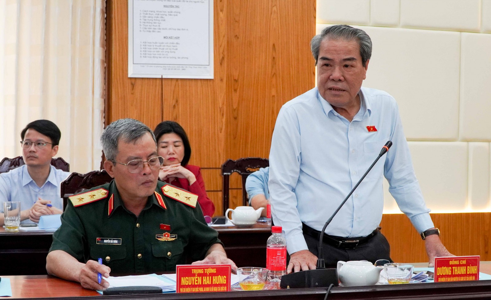 Phó Chủ tịch Quốc hội, Thượng tướng Trần Quang Phương: An Giang bảo đảm an ninh, an toàn cho cuộc bầu cử